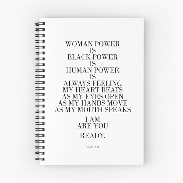 Artikelvorschau, Jetzt von Audre Lorde entworfen und verkauft von TypographyTales.