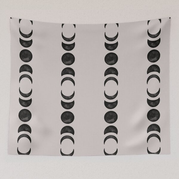 Item preview, Moon Phases Printable Wall Art Modern Art Boho Wall Art Black and White Art Instant Download Minimalist Poster Southwestern Decor Art Print designed and sold by AnuKumariVerma.