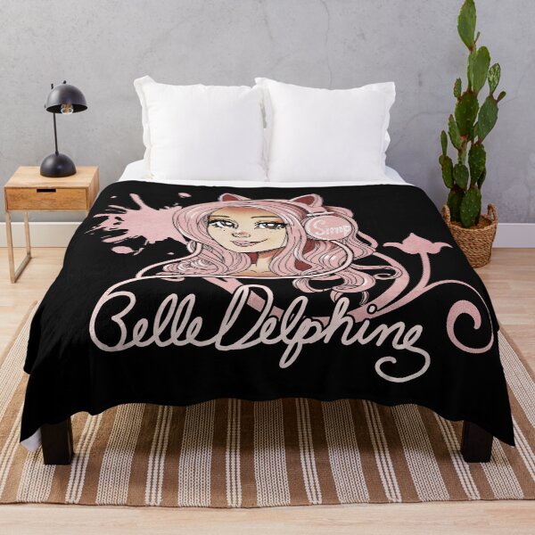 Item preview, Pink cartoon Belle Delphine with Simp Headphones designed and sold by hinoraito.