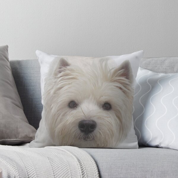 Vista previa del artículo con la obra «Westie White», diseñado y vendido por MarianBendeth.