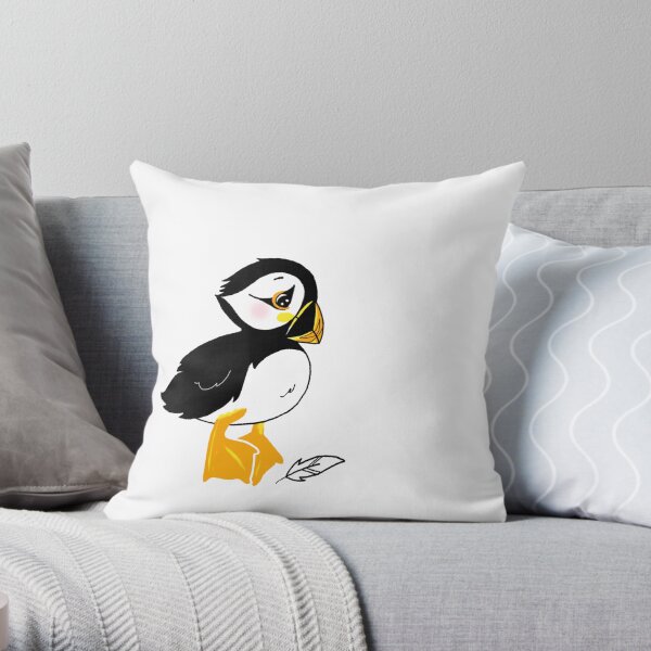 Muffin Le Puffin écossais Coussin