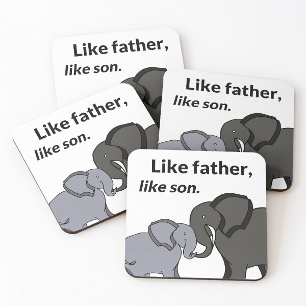 Item preview, Like elephant father, like son designed and sold by LR-7.