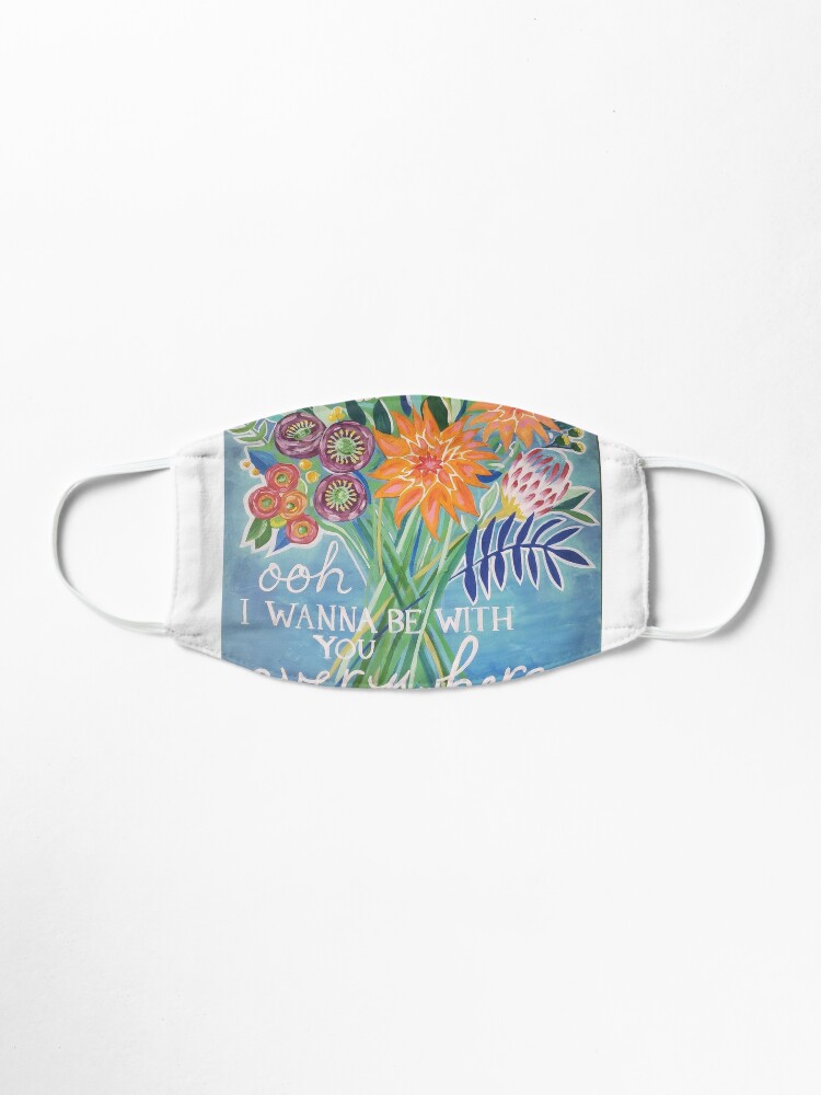 I Wanna Be With You Everywhere Fleetwood Mac Lyrics Mask By Jardakelley Redbubble