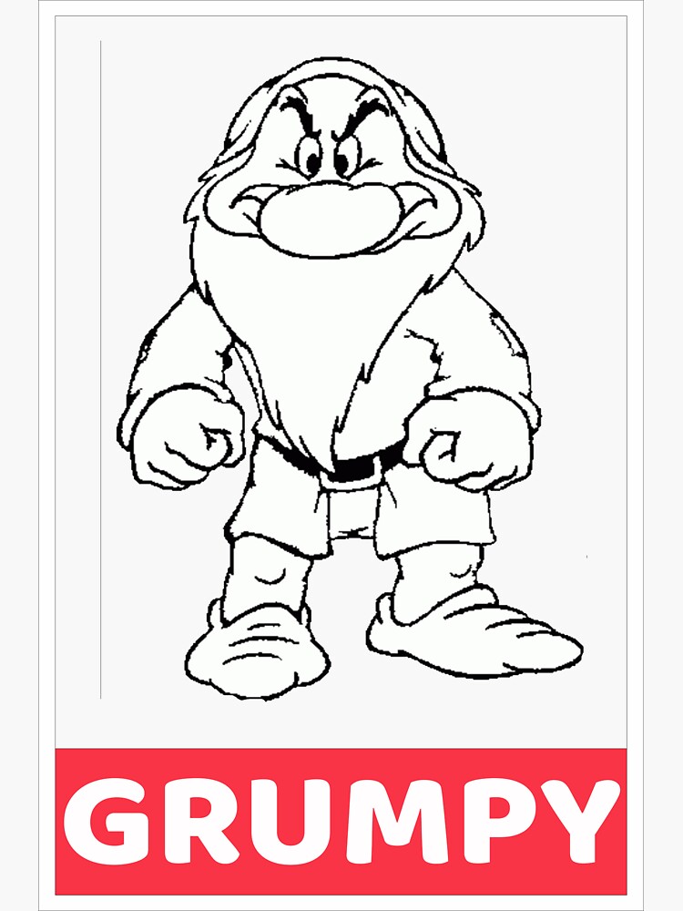 Grumpy Dwarf SVG