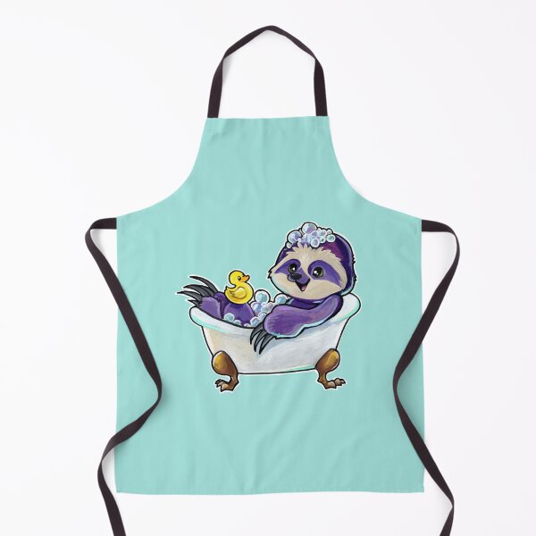 Item preview, Bath time sloth designed and sold by ArtOfBianca.