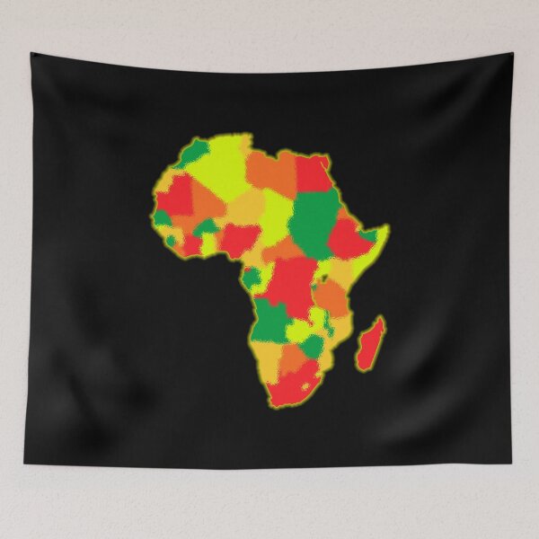 Item preview, Africa Map Colors designed and sold by CDSDesign.