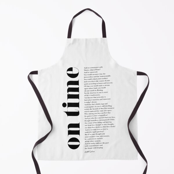Item preview, On Time by Kahlil Gibran designed and sold by TypographyTales.