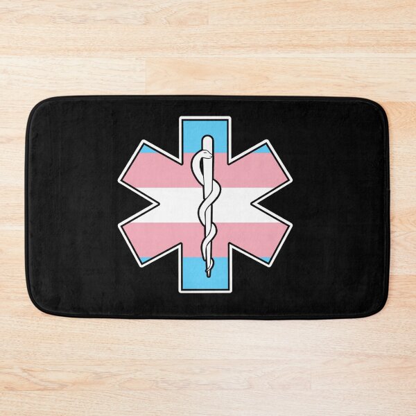 Item preview, EMT Paramedic Star of Life EMS Trans Transgender Pride designed and sold by JessieJune.