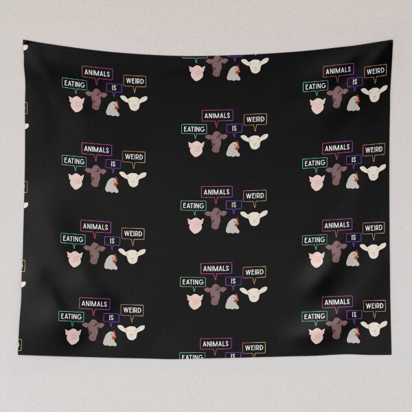 Item preview, Eating animals is weird designed and sold by vegansfacts.