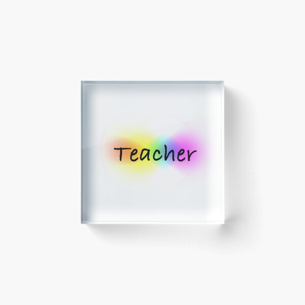 Item preview, Rainbow Teacher Design  designed and sold by SamDesignss.