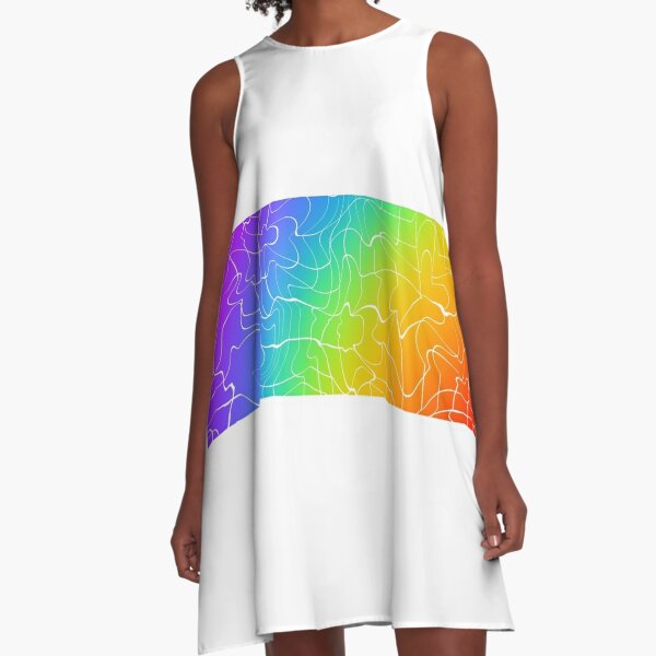 Rainbow pool A-Line Dress