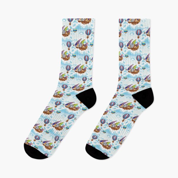 Item preview, Airship in the clouds with animals designed and sold by Seb-Sk93.