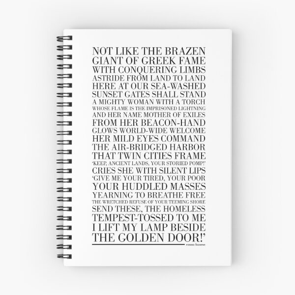 Artikelvorschau, Der neue Koloss von Emma Lazarus entworfen und verkauft von TypographyTales.