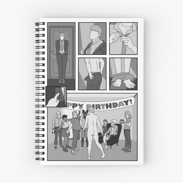 Item preview, Birthday Suit Man (western comic version) designed and sold by Nude-is-Life.