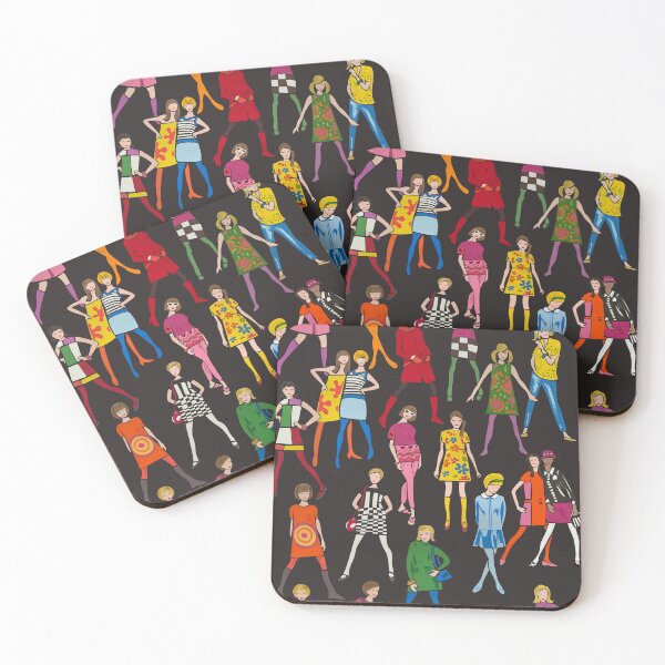 Item preview, Retro / vintage fashion illustrations 60s 70s designed and sold by Zummi.