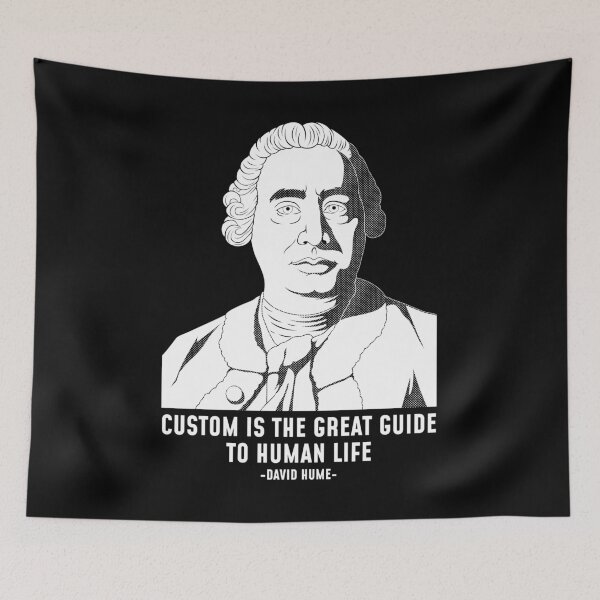 Item preview, The Great Guide To Life Skeptic David Hume print designed and sold by jakehughes2015.