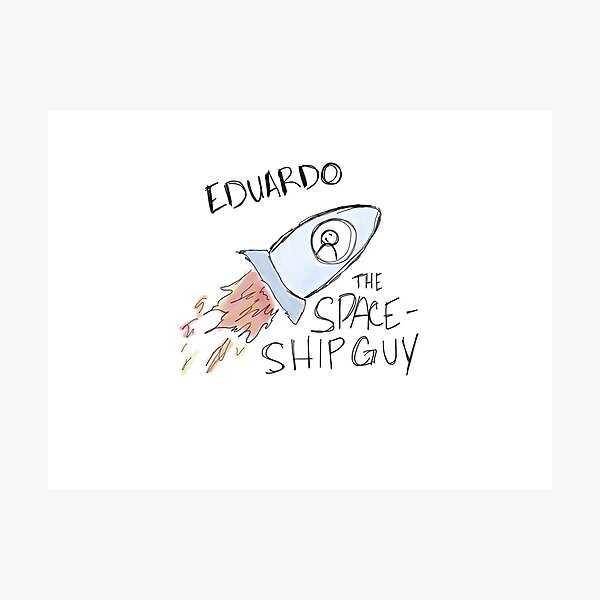 Item preview, eduardo el chico de la nave espacial designed and sold by dj-evagween.