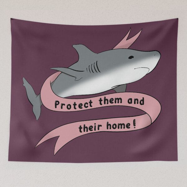 Item preview, Save the sharks designed and sold by FromKrisiArts.