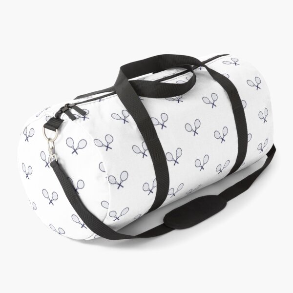 Crossed Tennis Rackets Duffle Bag