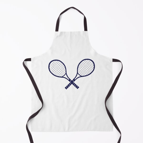 Item preview, Crossed Tennis Rackets designed and sold by Emerald Lane Design Studio.