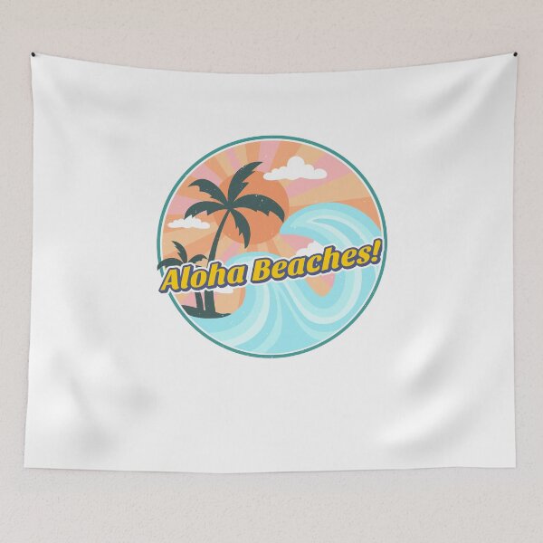 Item preview, Aloha Beaches Beachfront Tee designed and sold by davestees506.