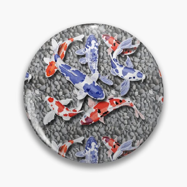 Item preview, Koi fish in a rock pond designed and sold by Phat Dog Designs .