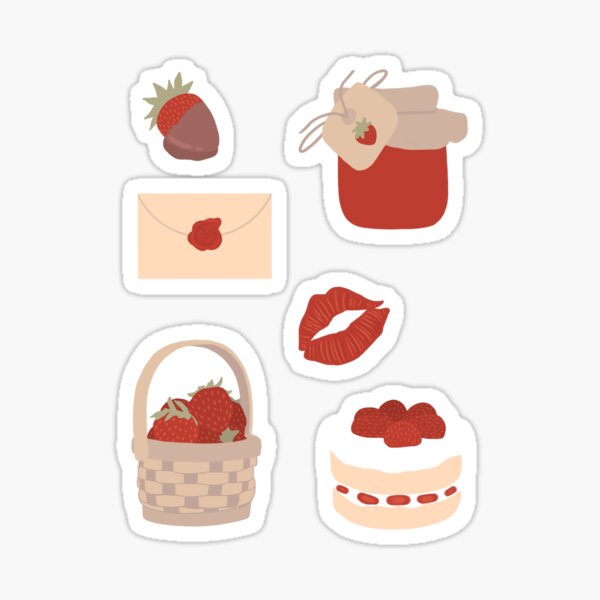 Strawberry Love Sticker Pack