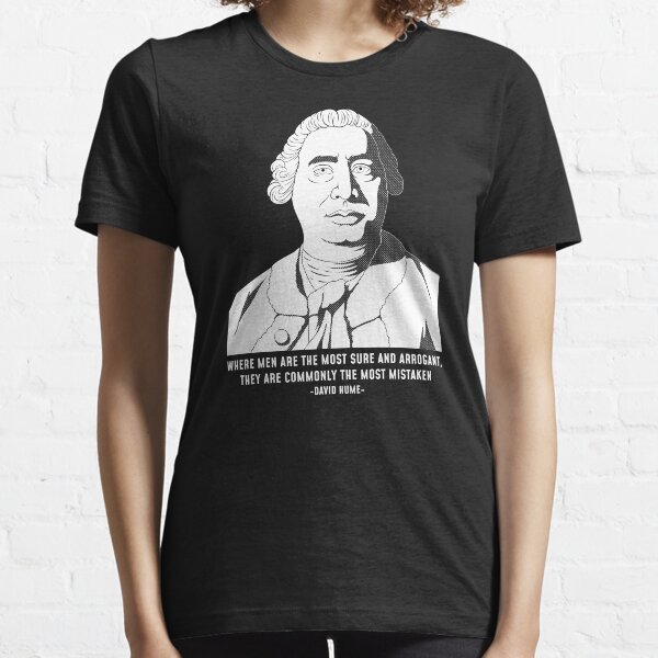 Philosophy Quote Skeptic David Hume design Essential T-Shirt