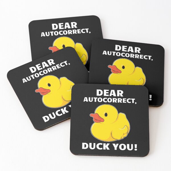 Item preview, Funny Adult Humor Duck You Dear Autocorrect product designed and sold by jakehughes2015.