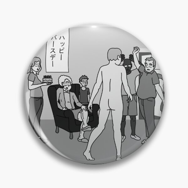 Item preview, Birthday Suit Man (manga comic version) designed and sold by Nude-is-Life.
