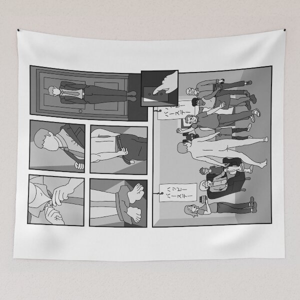 Item preview, Birthday Suit Man (manga comic version) designed and sold by Nude-is-Life.
