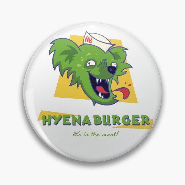 Item preview, Hyena Burger  designed and sold by NerdGirlBlog.