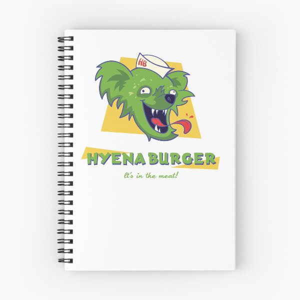 Item preview, Hyena Burger  designed and sold by NerdGirlBlog.