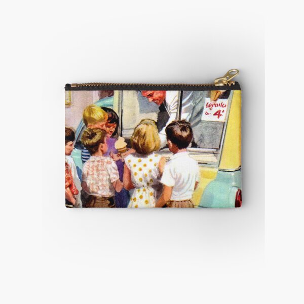 Item preview, Ice Cream Truck Retro Vintage Poster designed and sold by vintagevivian.