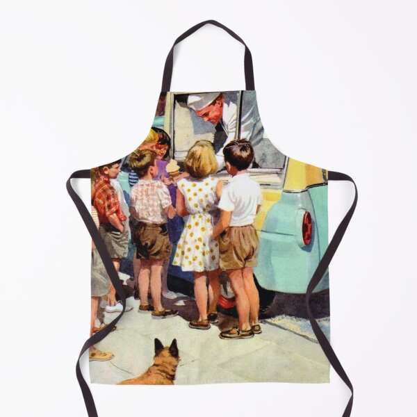 Item preview, Ice Cream Truck Retro Vintage Poster designed and sold by vintagevivian.