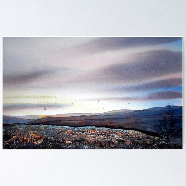North Yorkshire Moors at Dawn Poster