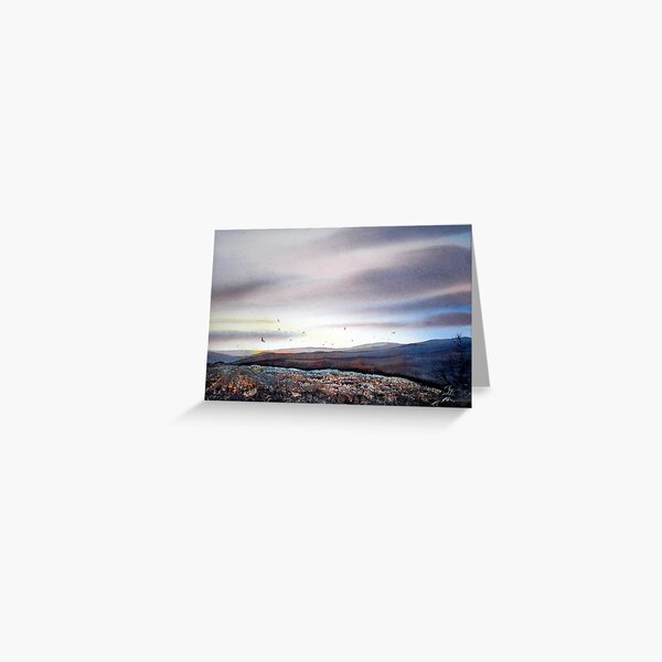 North Yorkshire Moors at Dawn Greeting Card
