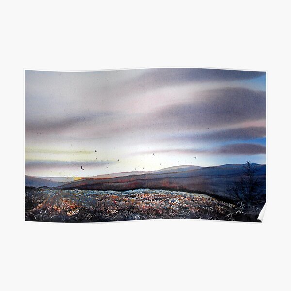 North Yorkshire Moors at Dawn Poster