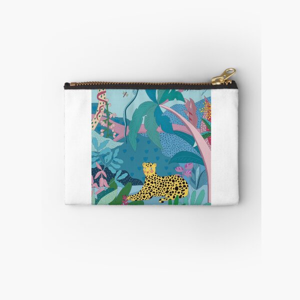 Item preview, Rainforest leopard art print  designed and sold by gglcreative.