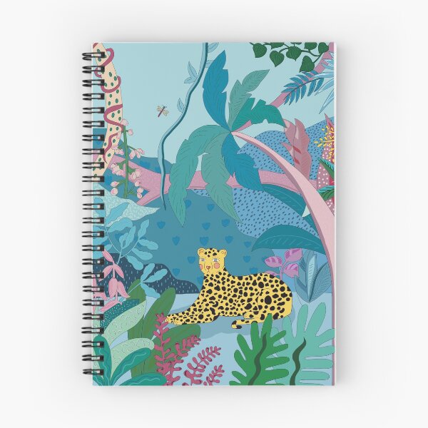 Item preview, Rainforest leopard art print  designed and sold by gglcreative.