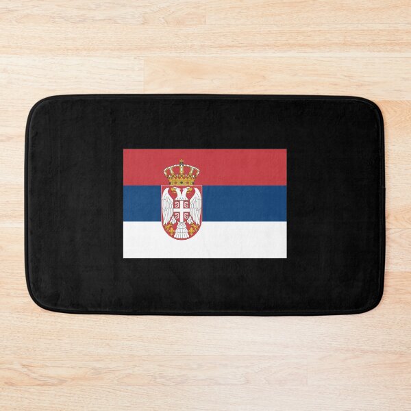 Item preview, Serbia Serbian flag flag designed and sold by GeogDesigns.