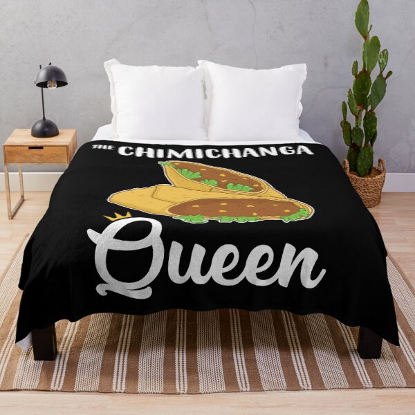 Item preview, Funny Tex Mex Food The Chimichanga Queen design designed and sold by jakehughes2015.
