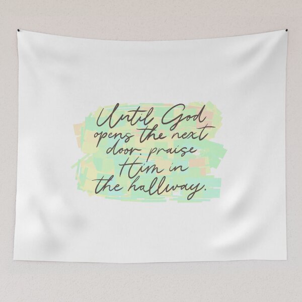 Item preview, Praise Him in the Hallway designed and sold by Gina Munson.