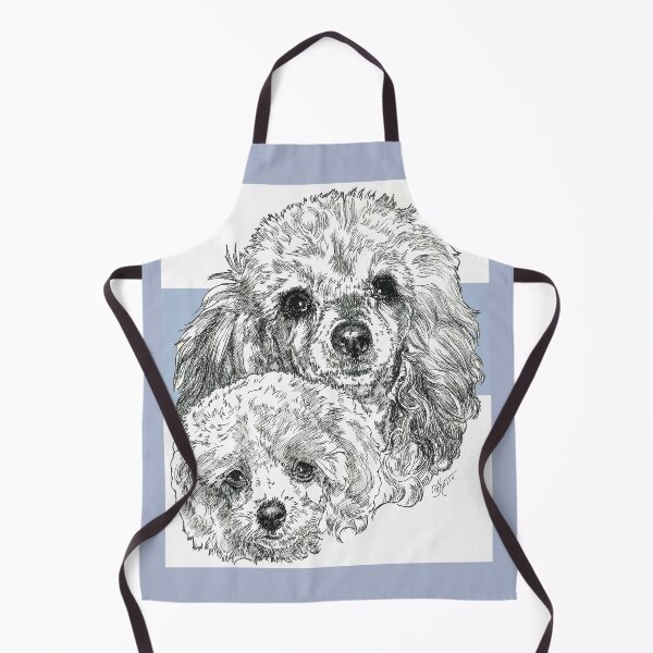 Item preview, Poodle (toy) Father & Son designed and sold by BarbBarcikKeith.