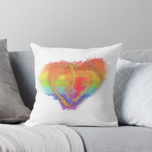 Item preview,  Celebrate Love with Heart splash Rainbow designed and sold by goedesign.