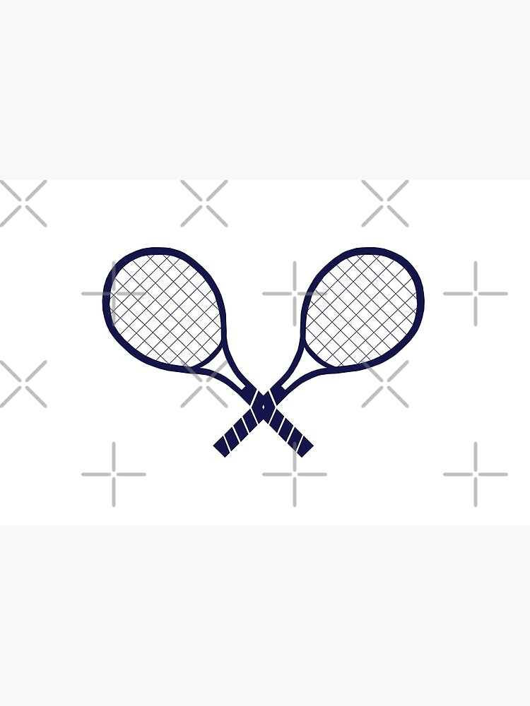 Crossed Tennis Rackets by emeraldlane