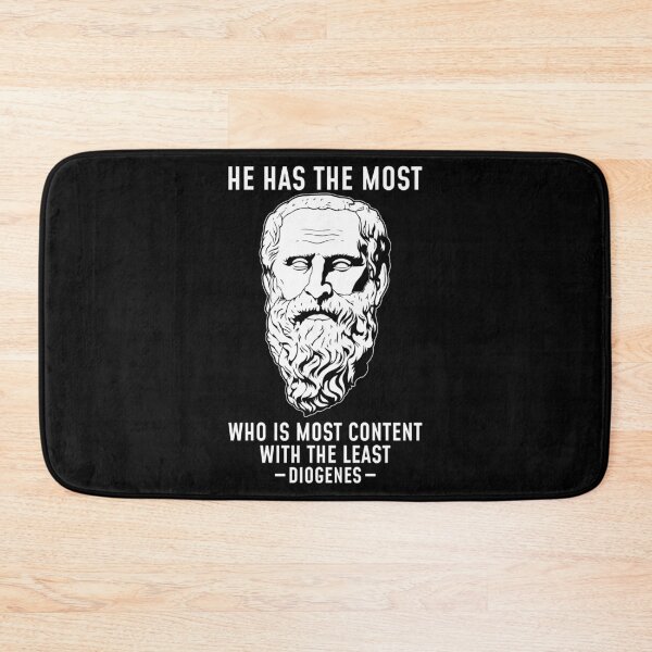 Item preview, He Has The Most Diogenes Philosophy Quote graphic designed and sold by jakehughes2015.