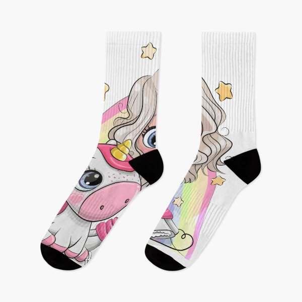 Item preview, Cute Cartoon Princess and Unicorn designed and sold by Ross-Sergey.