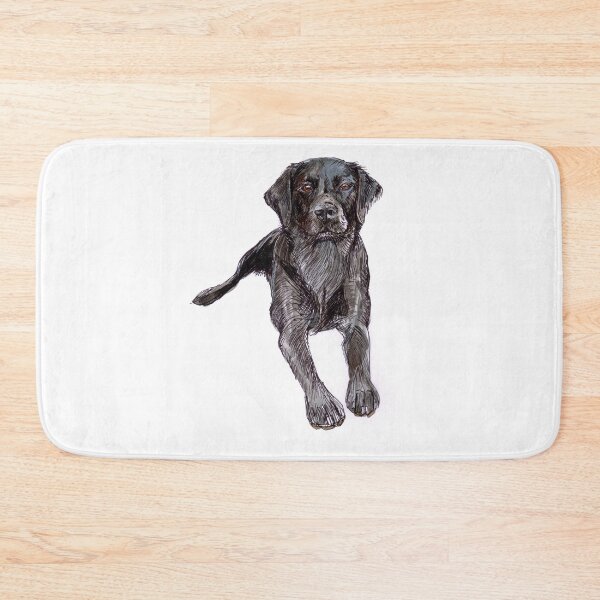 Item preview, Black Labrador lying down designed and sold by RuthSlaterBute.