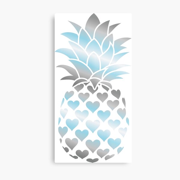 Demiboy Pineapple Metal Print